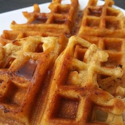 bruine suiker baconwafels