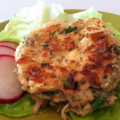 tonijn gebakken crabcakes