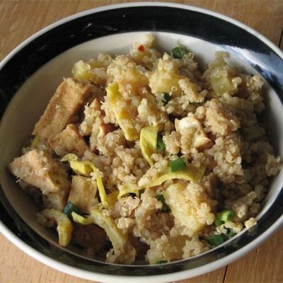 ananas gefrituurde quinoa