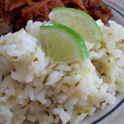 becky's easy cilantro lime rice