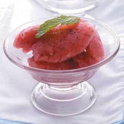 watermeloen-bessen sorbet