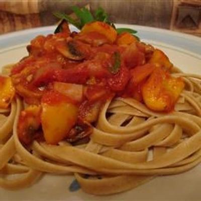 pasta met tomaten en basilicum