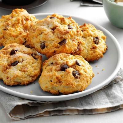 chocolade en toffee koekjes