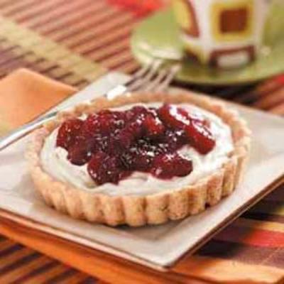 cranberry cheesecake tartlets