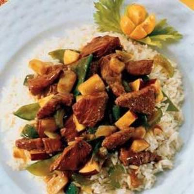 curried lamb stir-fry