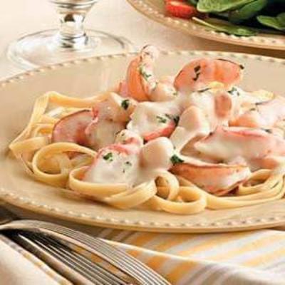 pasta met zeevruchten
