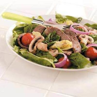 artisjok steak salade