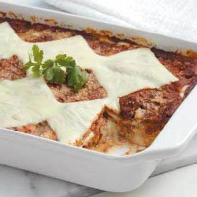 lasagne met zwarte bonen