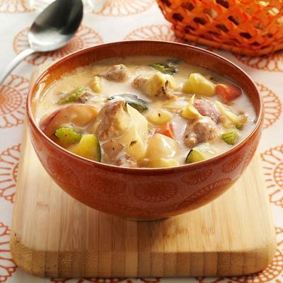 alles gaat worstsoep