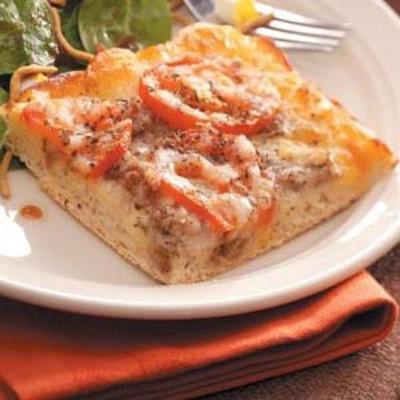 focaccia brood pizza