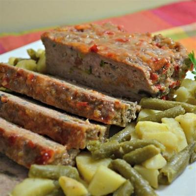 Mushroom and Swiss Burger Meatloaf