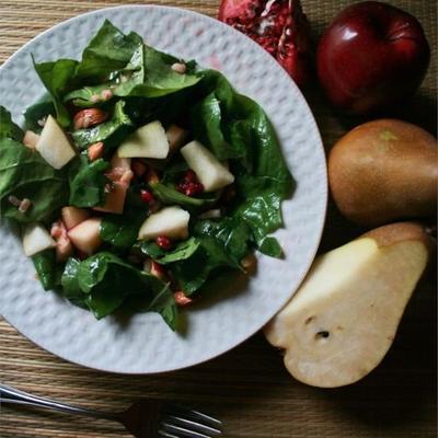 peren- en granaatappelsalade