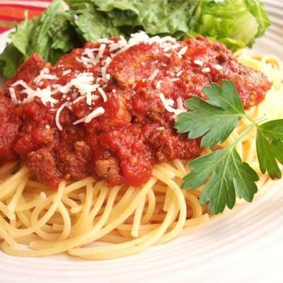 slowcooker spaghettisaus van vleesliefhebber