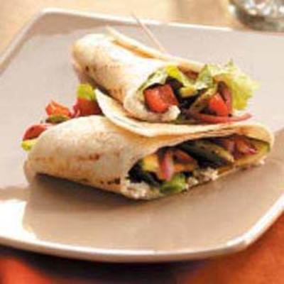 gegrilde groenten-wraps