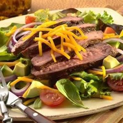 gegrilde peper steak salade