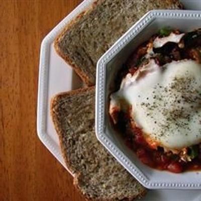 shakshuka (ontbijtgerecht in het Midden-Oosten)