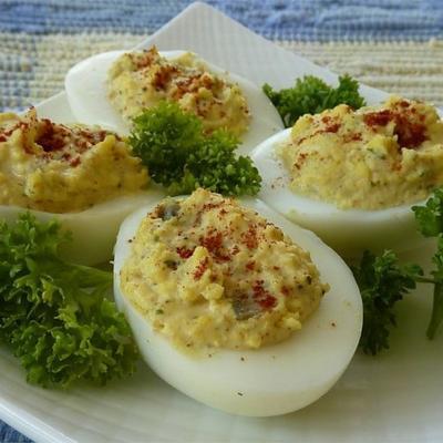 kimberly's curried deviled eggs