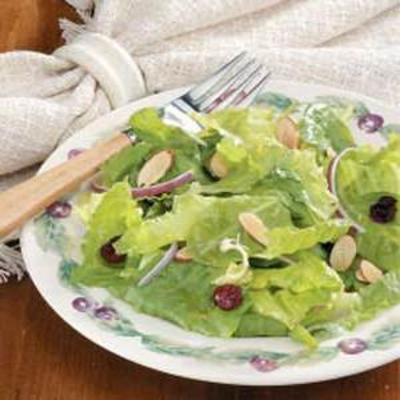 herfstsalade met oranje vinaigrette