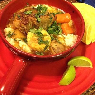 Mexicaanse ossenstaartbeest soep