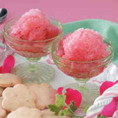 rose petal sorbet