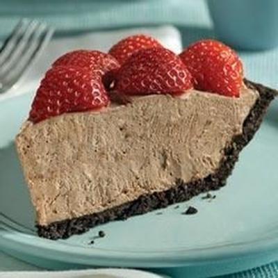 chocolade-bes no-bake cheesecake