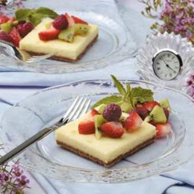 cheesecake dessert vierkanten