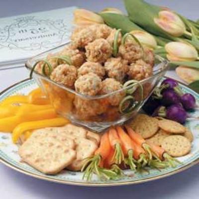 ham roomkaas ballen