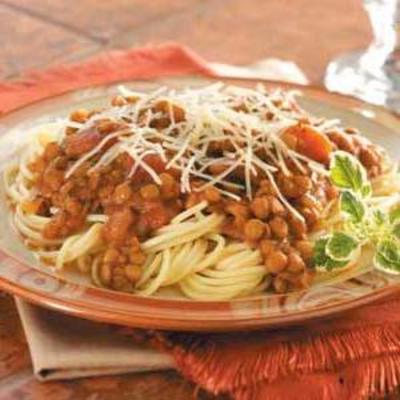linzenspaghettisaus