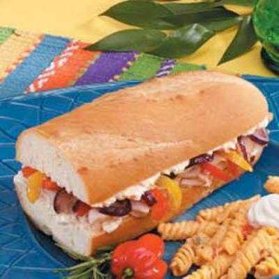 plantaardige kalkoen hoagies