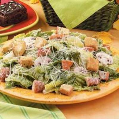 kipnugget caesar salade