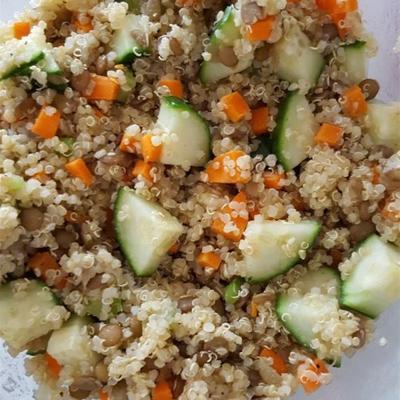 quinoa en linzensalade