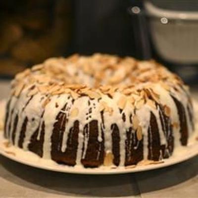 witte chocolade amaretto cake