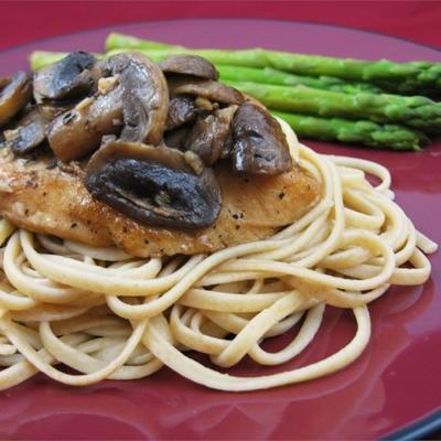 kippenborsten met balsamicoazijn en knoflook