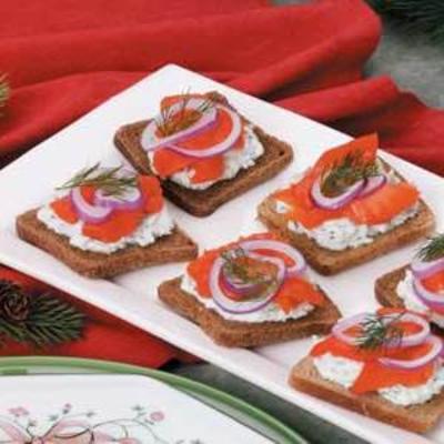 zalm canapeetjes