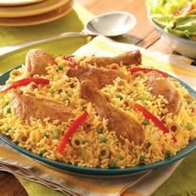 arroz con pollo (kip en rijst)