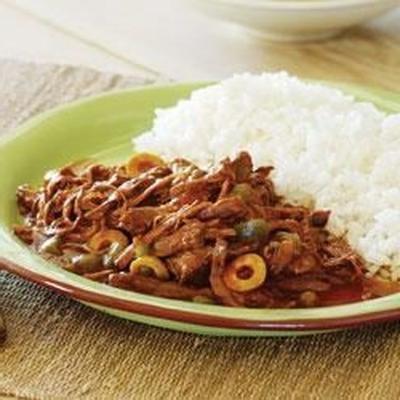 ropa vieja (Cubaanse vleesstoofpot)