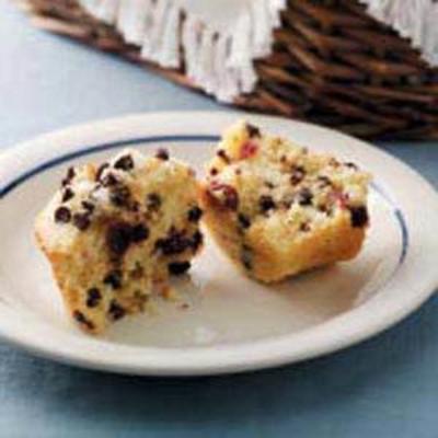 cranberry chocolade muffins