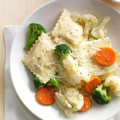 snelle ravioli met broccoli
