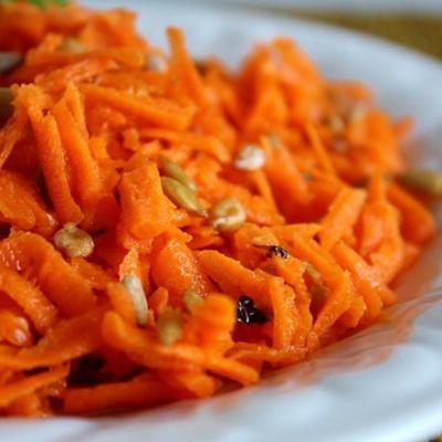 drie ingrediënten wortel slaw