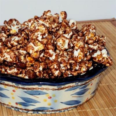 chocolade amandel popcorn