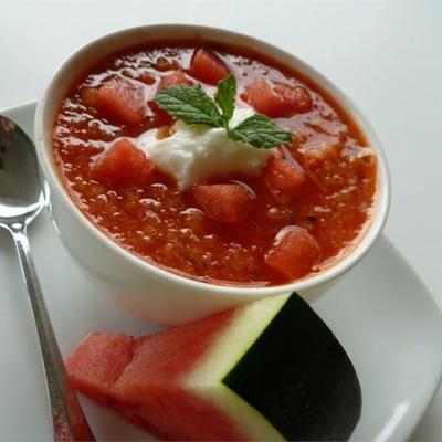 julia's watermeloen gazpacho