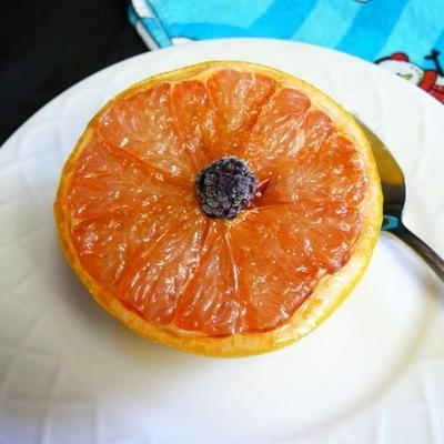 eenvoudige geroosterde grapefruit