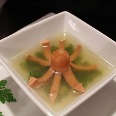 octopus soep voor kinderen