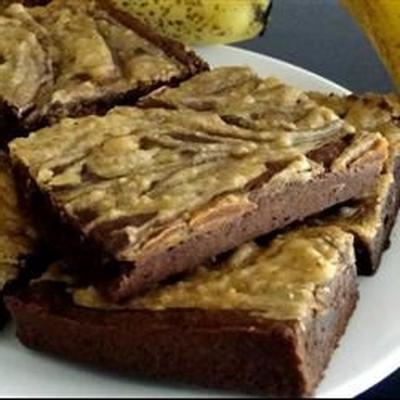 pindakaas-banaan blammo! brownies