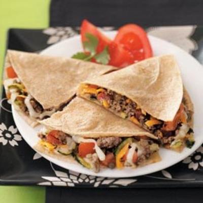 snelle chili quesadilla's