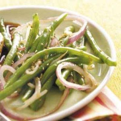 Aziatische groene bonensalade