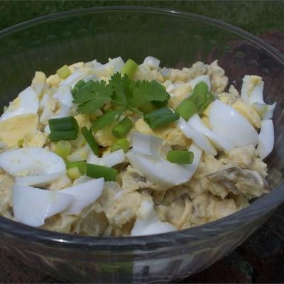 Wisconsin kaas wrongel aardappelsalade