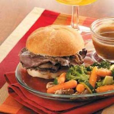 franse ui rosbiefsandwiches