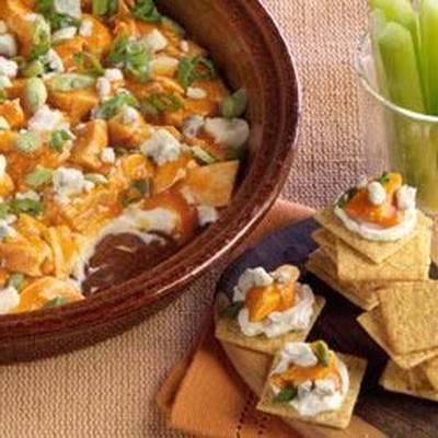Philly buffalo chicken dip