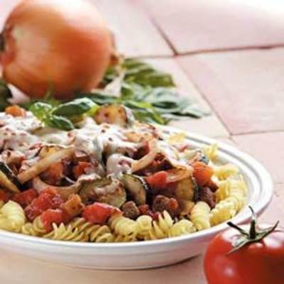ratatouille-pasta gratinee